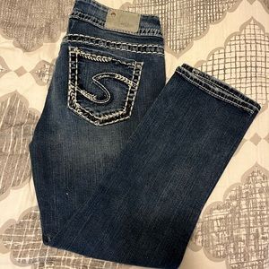 Size 25 Silver jeans crop